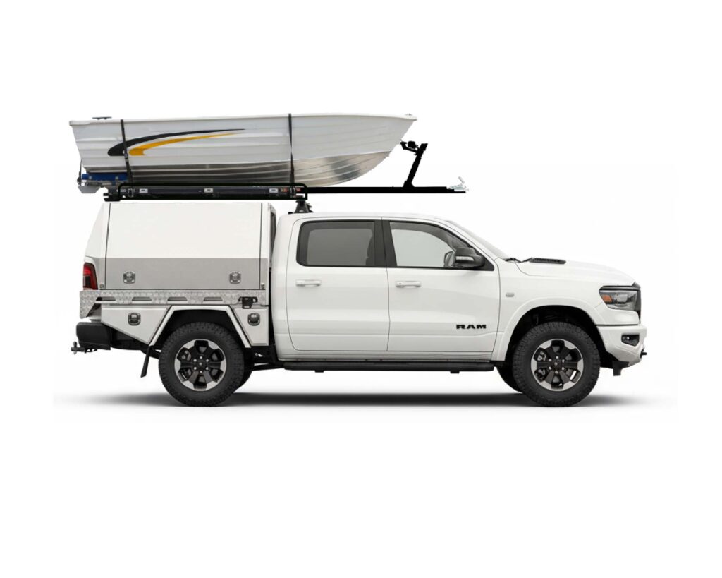 4x4 / 4x2 ute with Mozzi Boat Loader